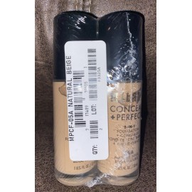 Milani x2 Milani NATURAL BEIGE 05A Conceal + Perfect 2-in-1 Foundation + Concealer 1oz