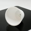 Lamps Canopy White Matt Plastic with Locking Screw for Supply