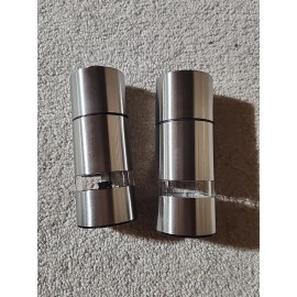 Mr. Dudley Case Of 12 Sets Of Mr.Dudley Silver Echo Stainless Salt Shaker & Peppermills