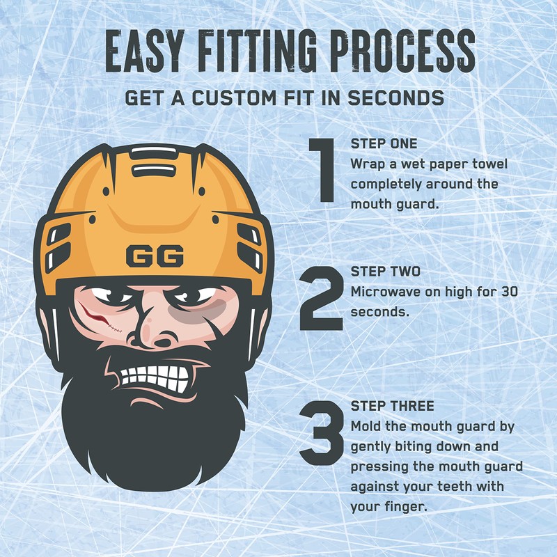 Goon Guard - Protector bucal de hockey sin tirantes -