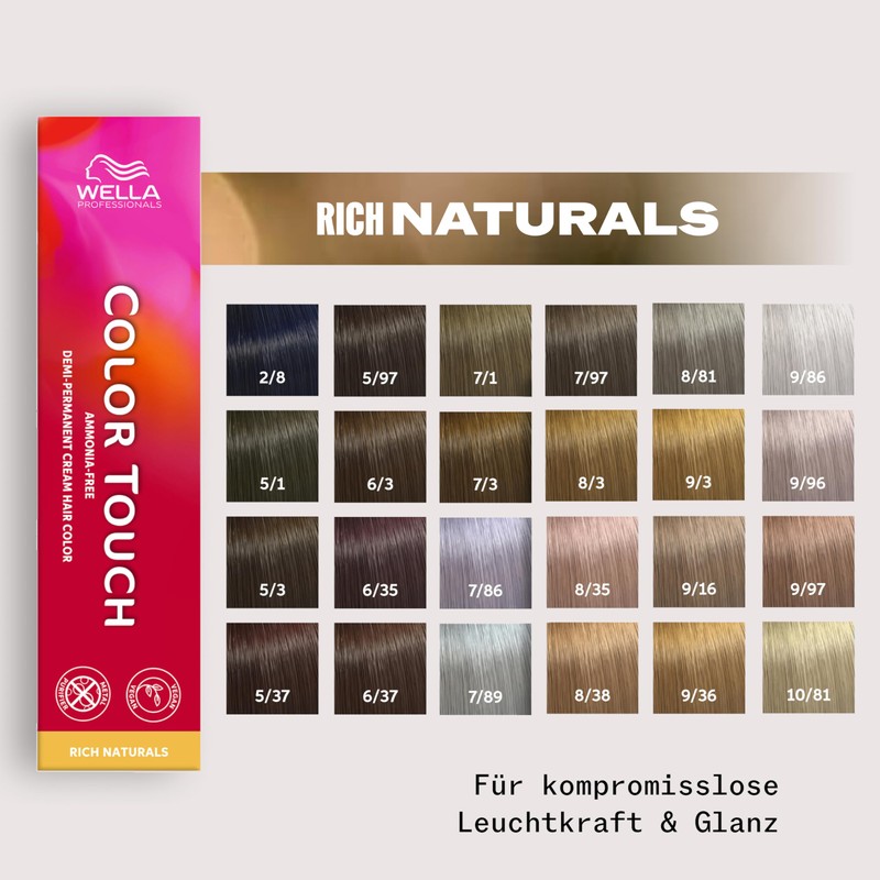 Wella Professionals Color Touch Rich Naturals - Ammonia Free Vegan