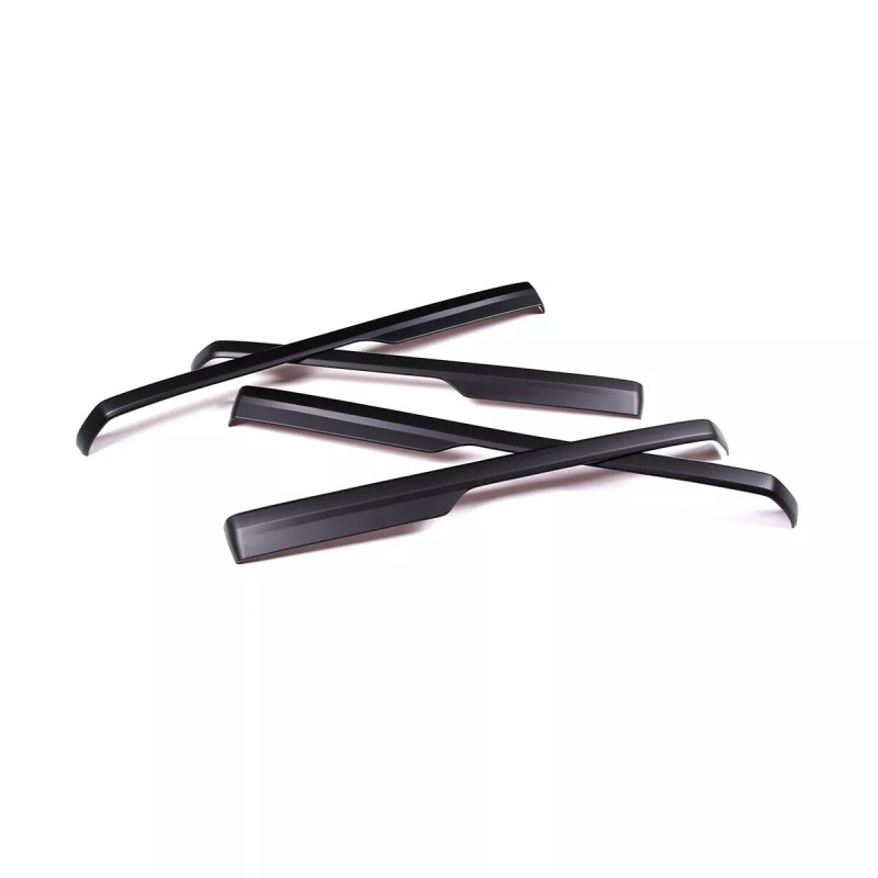 Unbranded ABS Interior Door Panel Trim Strips Matte Black 4pcs