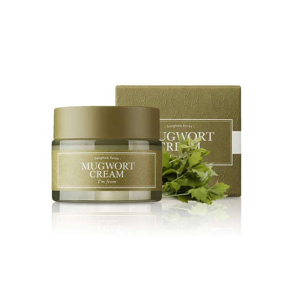 I'm from Mugwort Cream, For all skin type, 1.69 fl oz | Moisturizer with 73.55% Mugwort Extract, Soothing, Calming, Redness Relief with Sebum control