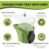Mister Rui 13-Pieces Handheld Paint Bucket Roller Kit