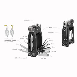 Topeak Multi-outils de selle 16'