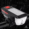 Importeek Lampara Led Bicicleta Recargable Usb Solar Delantera Timbre