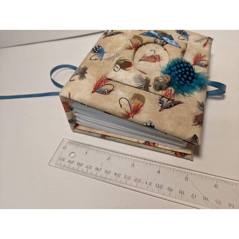 Fishing Photo Album- Holds 100 4x6 Photos - Handmade