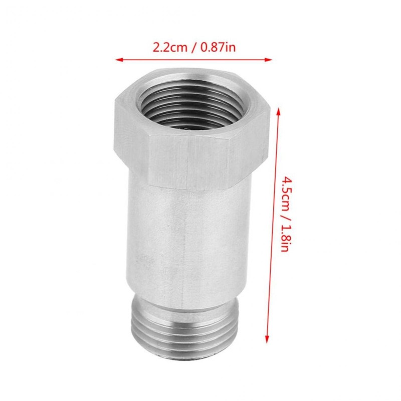 Spark Plug Non-foulers, 2 Pack O2 Sensor Extension O2 Stainless