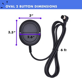 Limoss Oval 2 Button Power Switch Side Hand Control OEM Offered by Lifestyle-Solutions