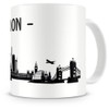 Samunshi® London Skyline Coffee Cup / Tea Cup Height 95