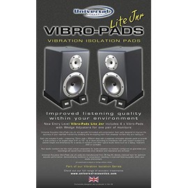 Vibro-Pads Lite Junior Speaker Isolation Pads - 1 Pack