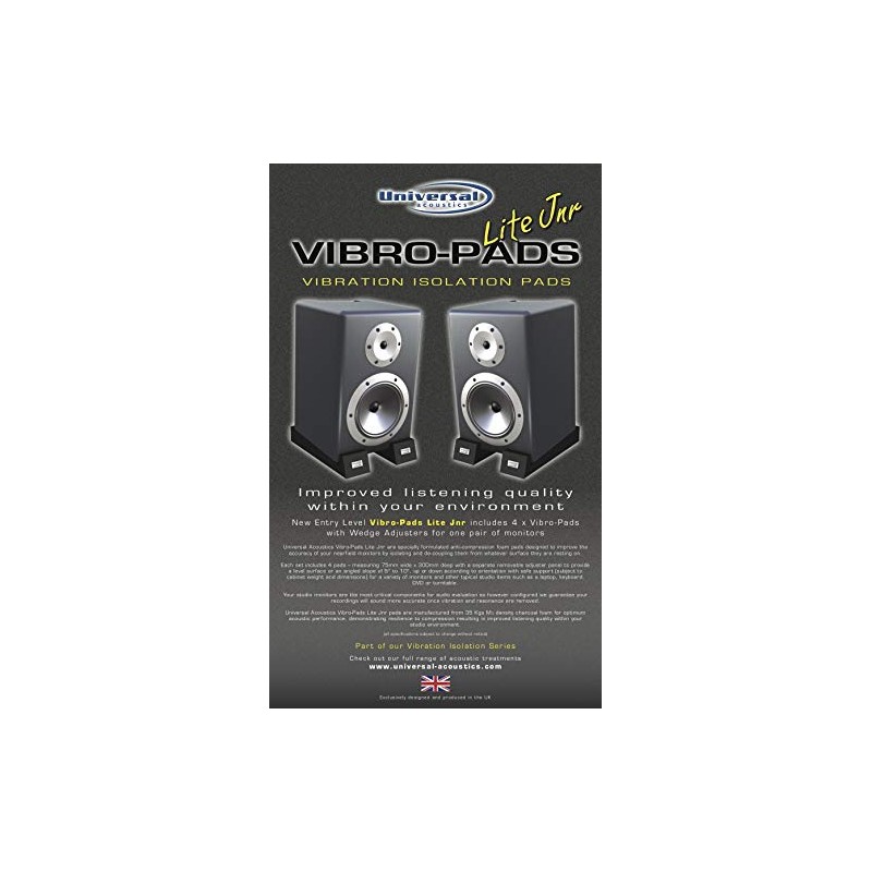 Vibro-Pads Lite Junior Speaker Isolation Pads - 1 Pack