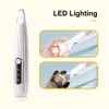 Hunde Pfotenschneider, Geräuscharmer Hundepflegetrimmer Über USB Wiederaufladbar Haustierpflegewerkzeug mit LED