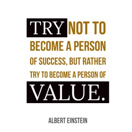 Albert Einstein Quote Poster - 16 x 20 – Motivational – Inspirational – Growth Mindset – Classroom Decor - Science Poster - Library Decor - Kid's Room