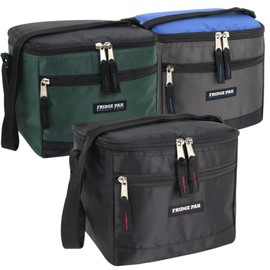 24 Pack Bulk Lunch Bags with Handles, Shoulder Strap | Reusable Insulated Lunch Bags Bulk Keep Food, Drinks Hot or Cold for 8 Hours