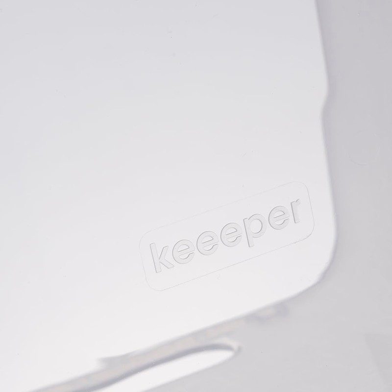 keeeper 6 Litre Textured Storage Box Lotta Natural (Transparent)