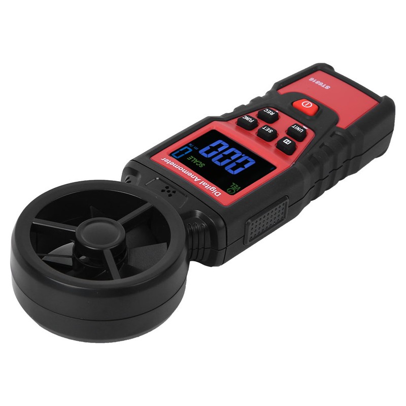 ST6816 LCD Handheld Digital Anemometer Wind Speed Temperature Meter Tester