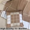 Fcteap h Blanket Soft Throw Blanket Faux Fleece Cashmere Plaid