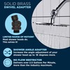 HammerHead Showers® Solid METAL Shower Head Swivel Ball Adapter Oil