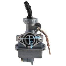 CARBBIA PZ20 Carburetor Kit Carb Compatible with Taotao 50cc-125cc ATV Compatible with Coolster 110cc 125cc Compatible with Honda Xr80 Xr70 Ct90 Crf70 Compatible with SSR SR70 SR110 Dirt Bike