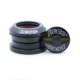 DJC Headsets Semi-Integrated Threadless 1-1/8" for ZS41/41.4/41.5/41.8mm 28.6/30 for Giant OCR TCR Triban RC520 RC500 Road Bike Bearing Headset (Small Cup)