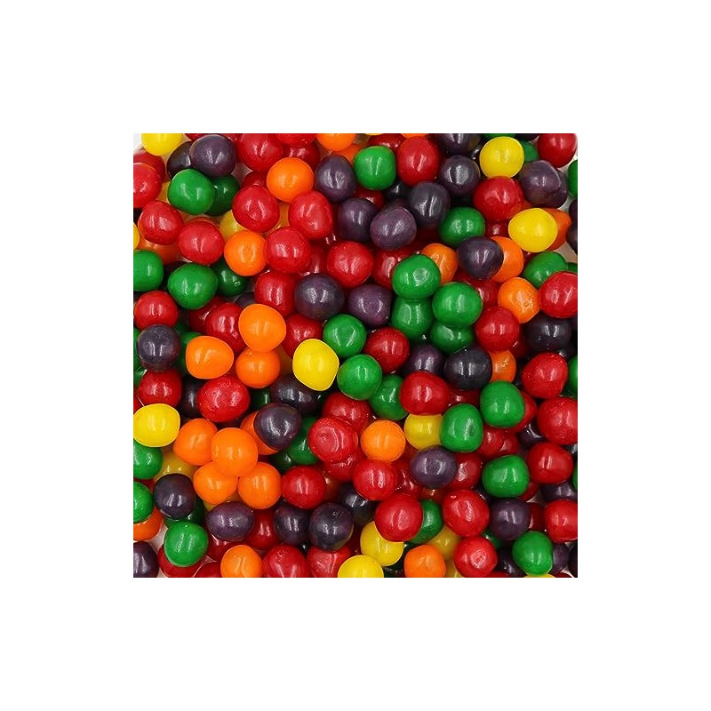 Sour Chewy Fruit Candy Balls (Assorted, 1 Pound)