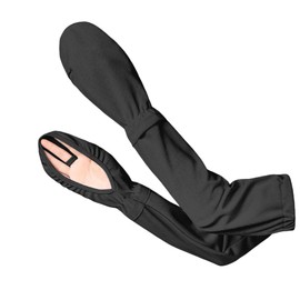 BLOOPIC Arm Cover, Women's, Cooling Sensation, Ultra Long Length, UV Protection, UPF 50+, Sweat Absorbent, Quick Drying, Mesh Breathable, Cool, Finger Wrap, Sun Protection, UV Protection, Sports