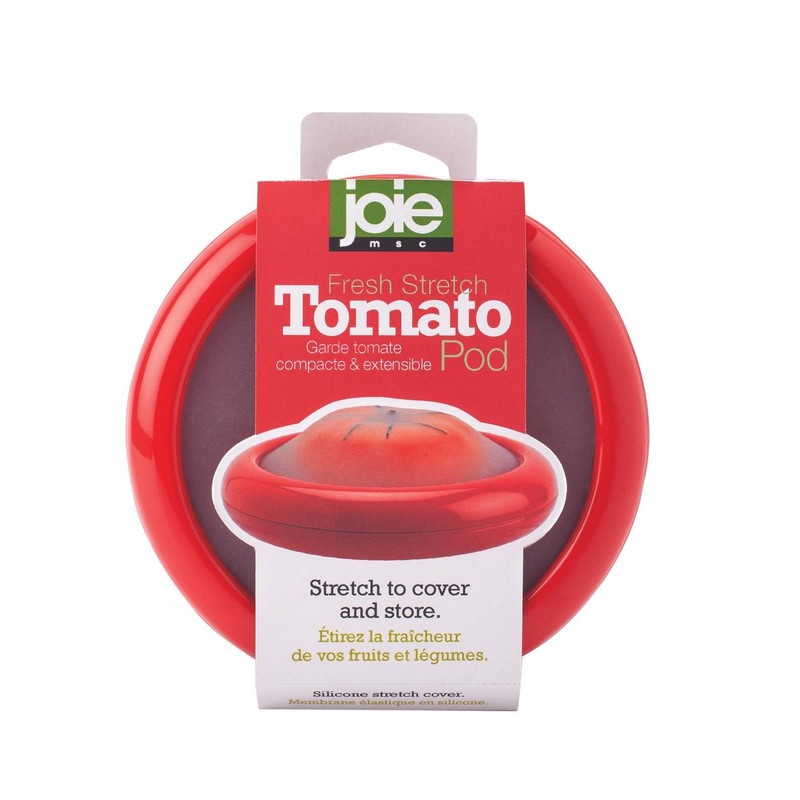 Joie Fresh Stretch Pod Tomato Storage Container, Silicone Food Saver,