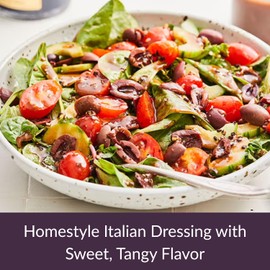 DeLallo Balsamic Vinaigrette Dressing, Italian Dressing for Salads and Marinades, Sweet and Tangy Flavor, Made with Olive Oil, Vegan, 12 oz Bottle (3 Pack)