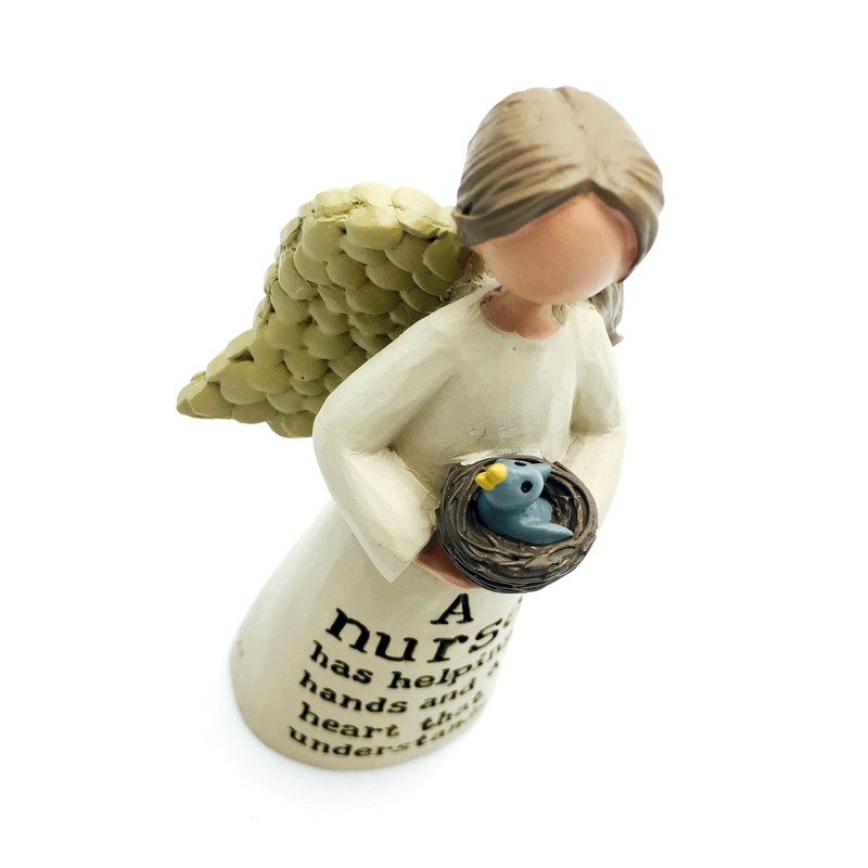 Beautiful Crafted Nurse Angel Sentiment Decoration Gift