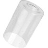 Clear Bubble Seeded Glass Shade, Cylinder Glass Lamp Shade Light