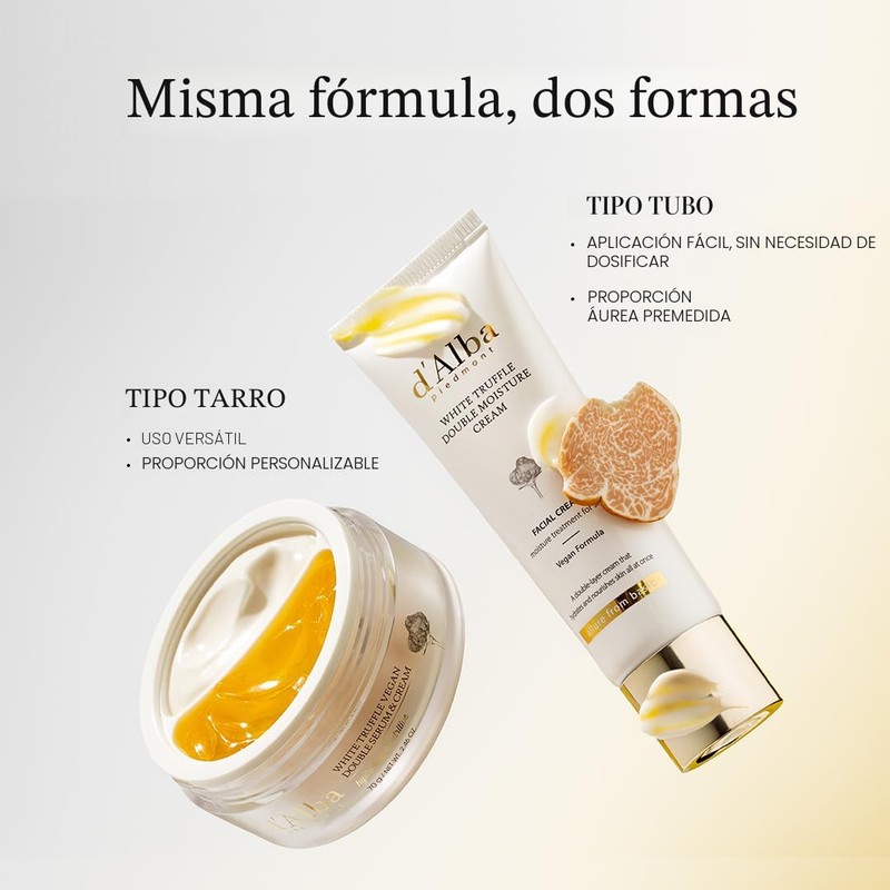 d'alba Piamonte Suero doble de trufa blanca y crema (2.46