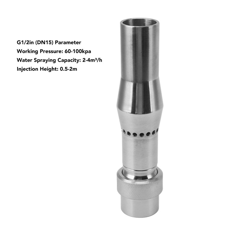 Multi Branch Fountain Nozzle Stainless Steel Spherical Joint Female Thread