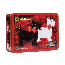 Walker's Shortbread Scottie Dog Shaped Cookies, All-Butter Shortbread Cookies, 7.8 Oz Gift Tin