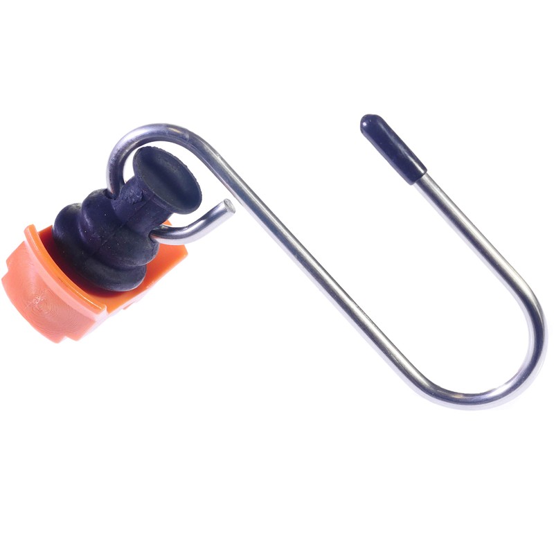 Industrie Planet, 6 x Hooks for Airline Rails, Single End