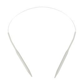 uxcell Aluminum Circular Knitting Needle US Size 24 Inch (60cm) Length Size US 11 (8mm) Round Knitting Needle for Handmade Projects DIY Knitting