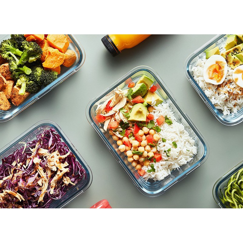 [10-Pack] Glass Meal Prep Containers with Lids, MCIRCO Food Storage