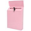 Baluue Wall Mount Mailboxes with Key, Post Boxes, Iron Lockable