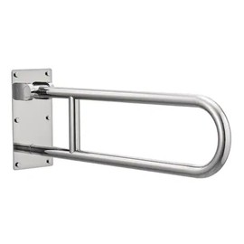 30-Inch Swing-Up/Flip-Up Bathroom Grab Bar, Stainless Steel with Textured Grip