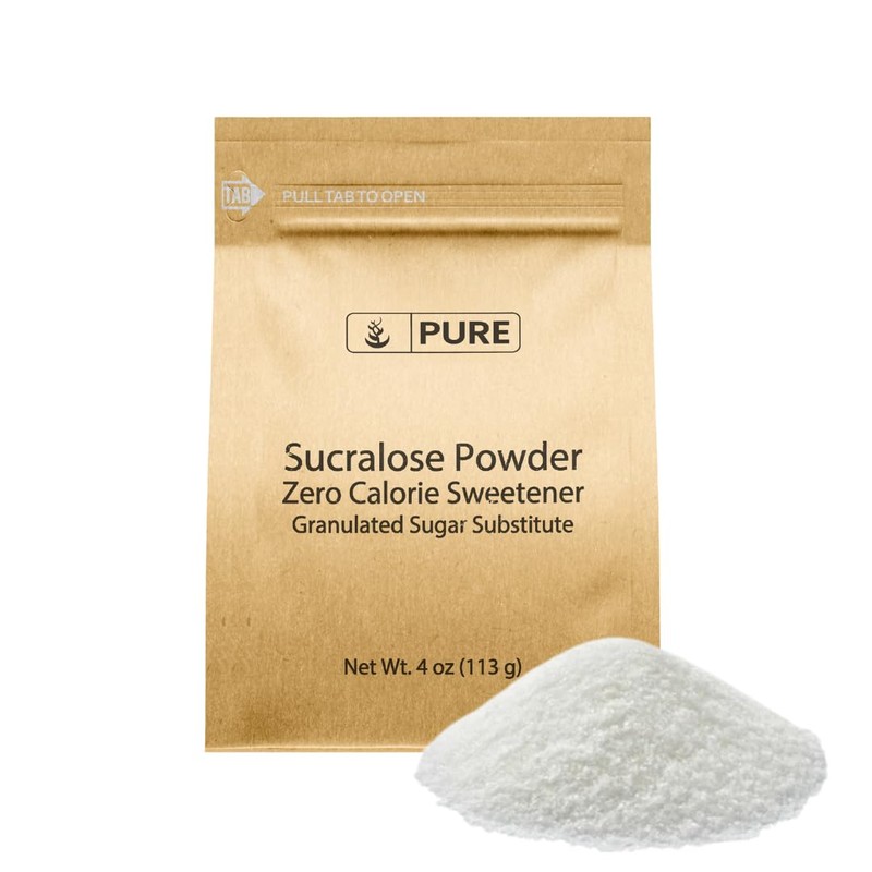 Pure Original Ingredients Sucralose Powder (4 oz) Zero Calorie Sweetener,