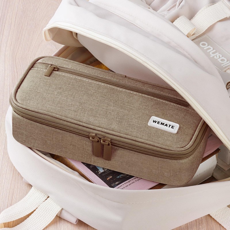 Horizontal Writing Pencil Bag - Large Pencil Case, Pencil Pouch