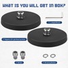 GLOBLED Magnetic Base Led Light Bar Mounting Brackets 2PCS Hood