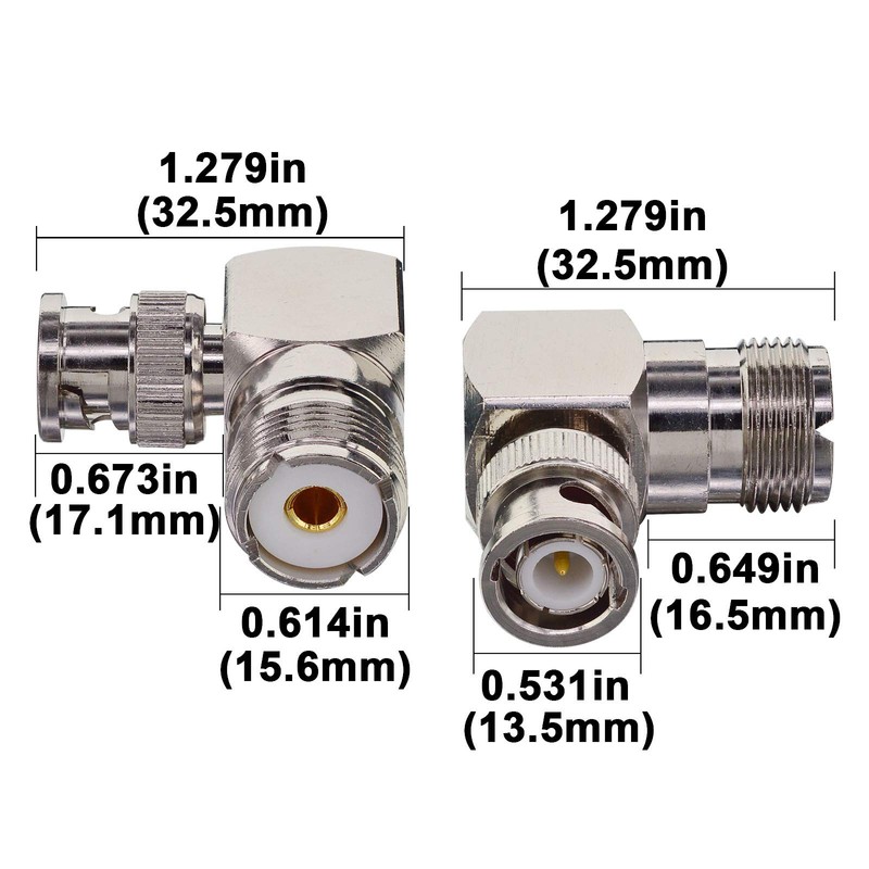 BOOBRIE M Type J (Female) to BNCP (Male) Connector Right