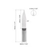 sourcing map Wood Engraving Bit Solid Carbide 6mm Shank, 30