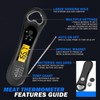 Meat Thermometer Digital, Instant Read Meat Thermometer for Grill and