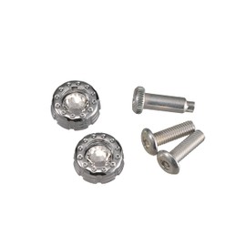 CARMATE LS416 Car License Plate Security Bolt & Cap Crystal Chrome Plated