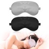 Giantree 2 Stück Seidene Schlafmaske, Seide Augenmaske Weiche Augenbinde Schlafen