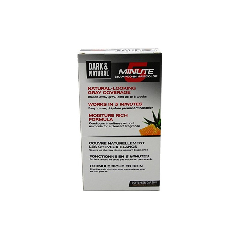 Dark & Natural Color Men Jet Black (6 Pack)