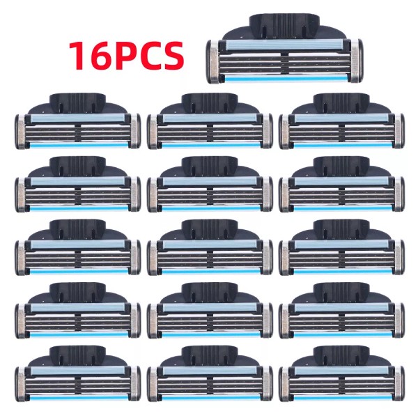 16Pcs Razor Blades for Gilette MACH 3 Shaving Trimmer Cartridges
