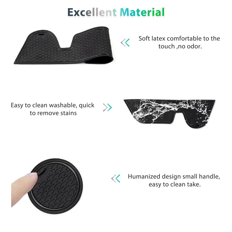 GAFAT Compatible Honda HR-V 2022-2024 Rubber Mats - Centre Console